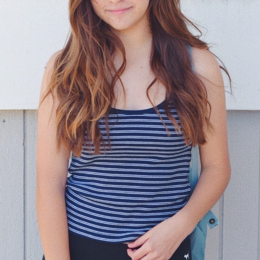 brandy navy striped tank